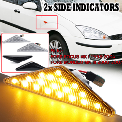 Indicatore di direzione della lampada laterale del ripetitore 2X LED per Ford Focus Mk1 Mondeo Mk3CLAIRE precio