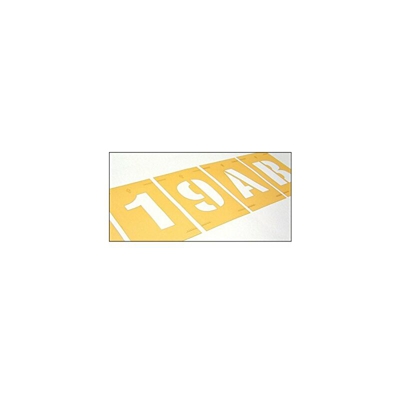 Caledonia Signs - Caledonia segni 59640 Kit di stencil per numeri 0 – 9 etichetta, 150 mm