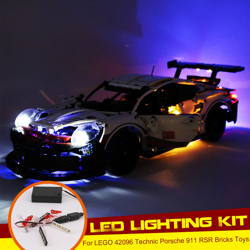 Kit luci a LED solo per LEGO 42096 Technic Brick Toys Porsche 911 RSR precio