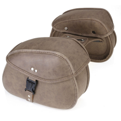 1 paio di borse laterali per moto universali M per borse laterali in pelle PU (33x10x28cm) en oferta