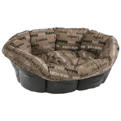 Ricambio Cuscino Sofa' Citta' - Per Cucce Siesta Deluxe Motivo Città 12= 114 X 83 X H 37 Cm