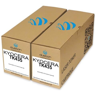 2x Tk435, Tk-435 Toner Negro Compatible Con Kyocera Taskalfa 180 181 220 221