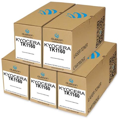 5x Tk1160, Tk-1160 Toner Negro Compatible Con Kyocera Ecosys P2040dn P2040dw