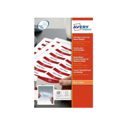 Avery 7537 etichetta per stampante Bianco Etichetta per stampante non adesiva precio