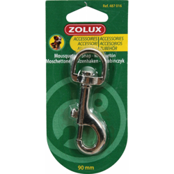 Zolux - Moschettone in metallo L. 90 mm . per cane en oferta