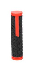 Manopole bicolori nero/rosso 128mm - Bonin precio