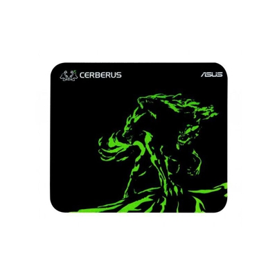 Cerberus Mat Mini Nero, Verde Tappetino per mouse per gioco da computer - Asus