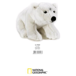 Peluche Orso Polare Cm. 35 Ufficiale National Geographic Venturelli - 770723 precio