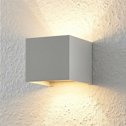 Universo - Applique Da Parete Esterno Farettoled Luce Naturale 4000k 12 W Ip65 Es46 Grigio precio