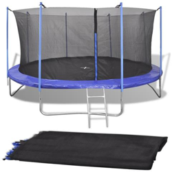 Rete Di Sicurezza Rotonda Per Trampolino 3,66 M Pe Nero en oferta