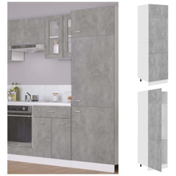 Armadio Per Frigo Grigio Cemento 60x57x207 Cm In Truciolato precio