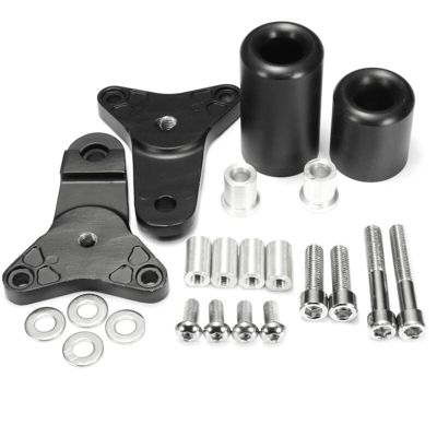 Kit slider protezione telaio nero senza taglio per Suzuki GSX-R 600750 GSXR 2011-2016