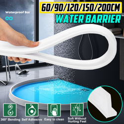 Home Porta doccia Diga Tappo acqua Soglia doccia pieghevole Barriera acqua (150 cm) en oferta