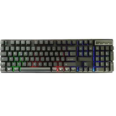 B&s - Tastiera gaming rgb retroilluminata led multicolor usb layout italiano FO-D003