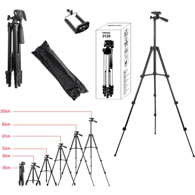 Fotocamera Treppiede Fotocamera + Clip per telefono Rotazione di 360 ° per iPhone Nikon Sony - Insma