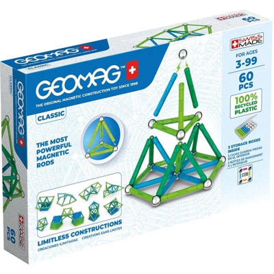 Geomag Classic GM272 giocattolo magnetico al neodimio 60 pezzo(i) Multicolore