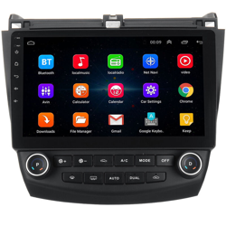 Autoradio Android 8.1 da 10.1 pollici 1 + 16G GPS MP4 MP5 FM Bluetooth WIFI per Honda Accord 2003-2007 características