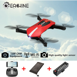 Eachine E52 RTF WiFi FPV pieghevole Selfie RC Drone Quadcopter palmare 2.4G 4CH 6 assi + 0.3MP fotocamera trasmettitore regalo precio