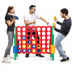 Forza 4 Gigante Mega 4 in Linea Quattro Insieme, Gioco da Tavolo Gioco di Fila per Bambini, 120 x 42 x 104 cm (Verde) características