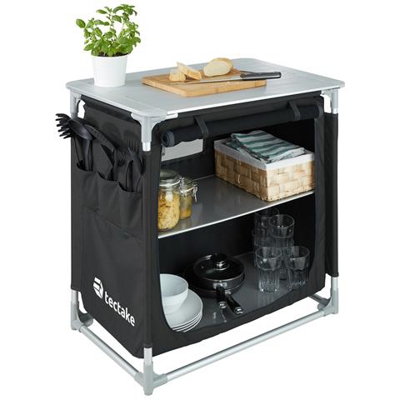 Cucina Da Campeggio 76x53,5x107cm - Nero