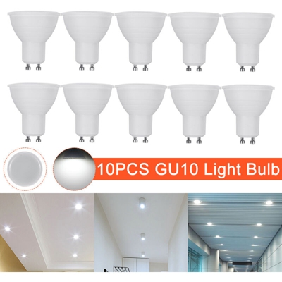 Insma - Lotto di 10 lampadine LED GU10 5W Luce colore bianco 6000K 500lm