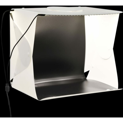 Light Box per Studio Foto a LED 40x34x37 cm in Plastica Bianco - Bianco - Youthup