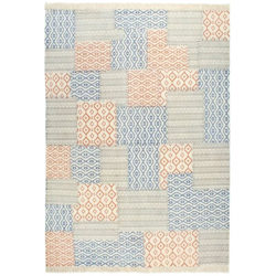 Tappeto Kilim Tessuto a Mano in Cotone 200x290 cm Multicolore - Multicolore - Youthup precio