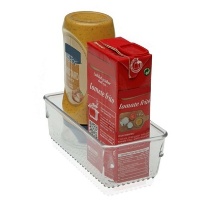 Cliccandoshop - Divisori per Cassetti Plastica (7,7 x 5,6 x 15,6 cm) Frigo