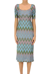 Printed knit dress en oferta