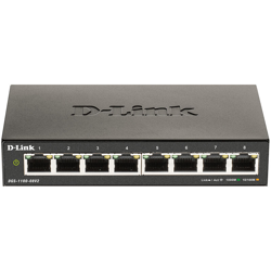 DGS-1100-08V2 switch di rete Gigabit Ethernet (10/100/1000) Nero - D-link en oferta