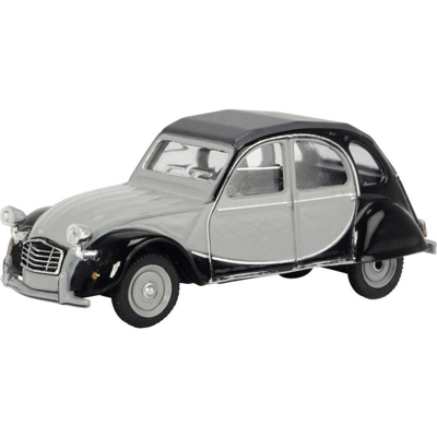 Schuco Citroen 2CV grau/schwarz 1:64 Automodello