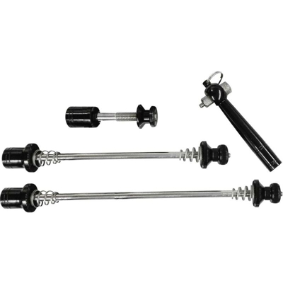 291 040 01 Kit sganci rapidi per ruote bicicletta Nero