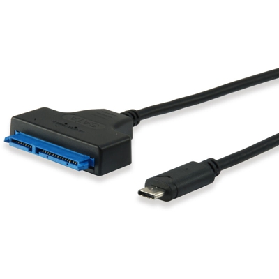 133456 cavo di interfaccia e adattatore USB Type C SATA Nero - Equip