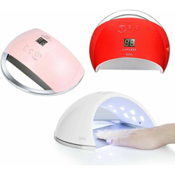 Each - Lampada 48w 21 Led Uv Ricostruzioneunghie Gel Nail Art Timer 30 60 Sensore precio