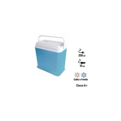 Frigo portatile box elettrico dual power cm38x26x46h con spinotto 12v-spina 230v