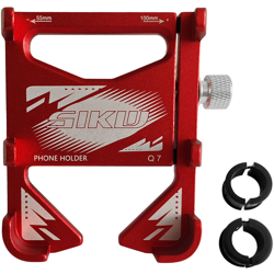 Sikw - Porta cellulare per bicicletta Q7 rosso en oferta