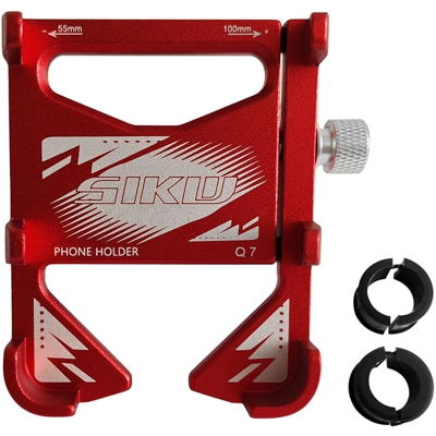 Sikw - Porta cellulare per bicicletta Q7 rosso