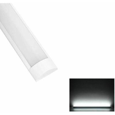 Plafoniera Led A Parete Soffittosottopensile Slim 19 W 60 Cm Luce Bianca Fredda