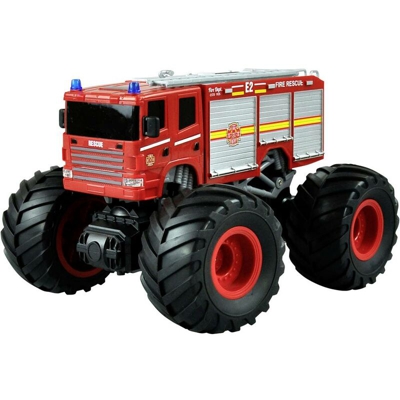 Amewi Rosso Brushed 1:18 Automodello Elettrica Monstertruck Trazione posteriore RtR 2,4 GHz