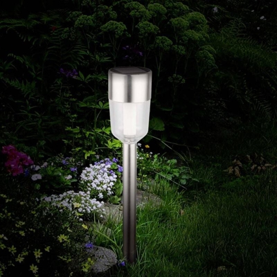 Polarlite Lampada solare da giardino Kit da 5 LED (monocolore) 0.5 W Bianco luce del giorno acciaio inox