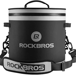 ROCKBROS Borsa Frigo Impermeabile Rigida Cilindrica Eccellente Isolamento capacità 17L Estetico Design 28 Lattine Contenibili per Campeggio/Mare/Pesca características