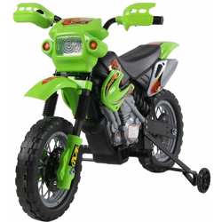 Moto da Cross Elettrica per Bambini con Rotelle Verde características