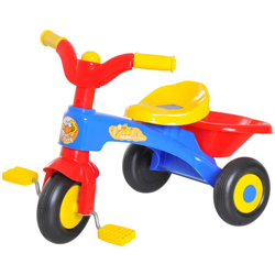 Triciclo a Pedali con Clacson per Bambini Colorato in Plastica en oferta