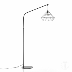 Lampada da terra DIAMOND BLACK precio