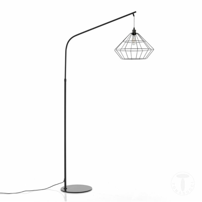 Lampada da terra DIAMOND BLACK