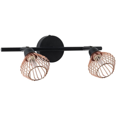 Lampada da soffitto nero / rame VOLGA S