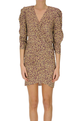 Flower print viscose dress características