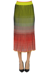 Pleated knit skirt en oferta