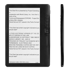 Haude - Lettore di ebook da 7 pollici Bk7019 Tft schermo a colori E-Book Audio e Video Xpod Electronic Paper Book 16G, nero precio