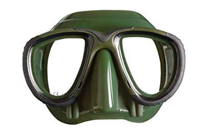 Mares 421405, Maschera Unisex – Adulto, Verde Nero, Taglia Unica